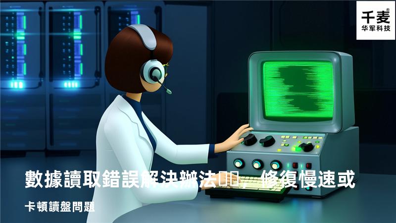  數據讀取錯誤解決辦法，修復慢速或卡頓讀盤問題